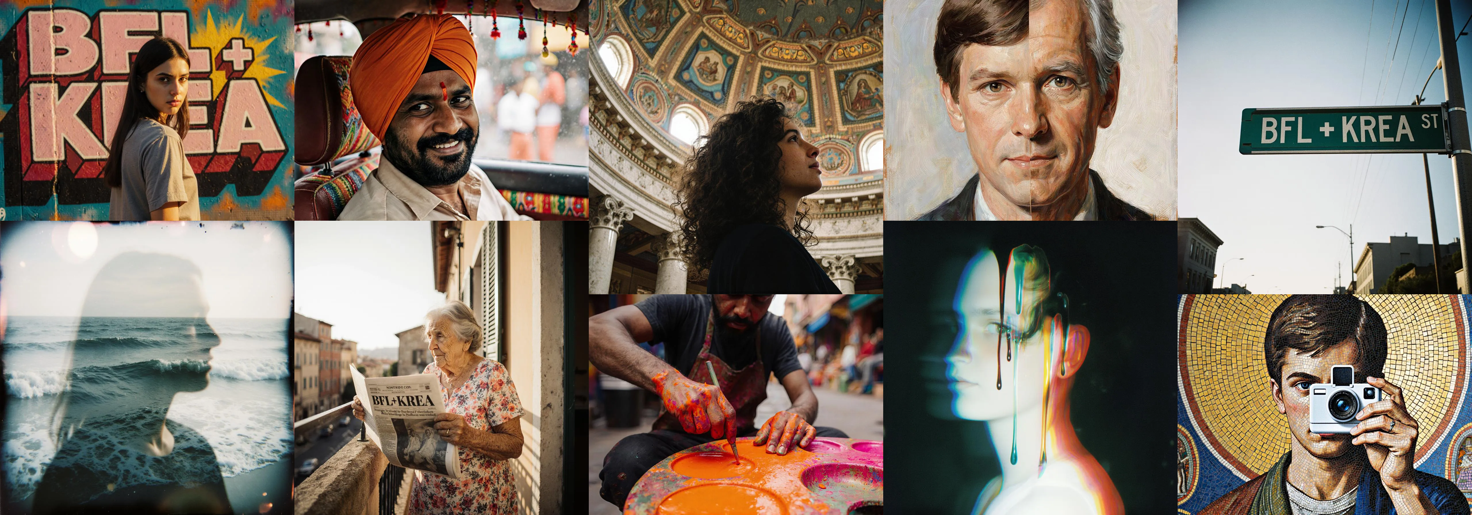 FLUX.1 Krea [dev] Grid