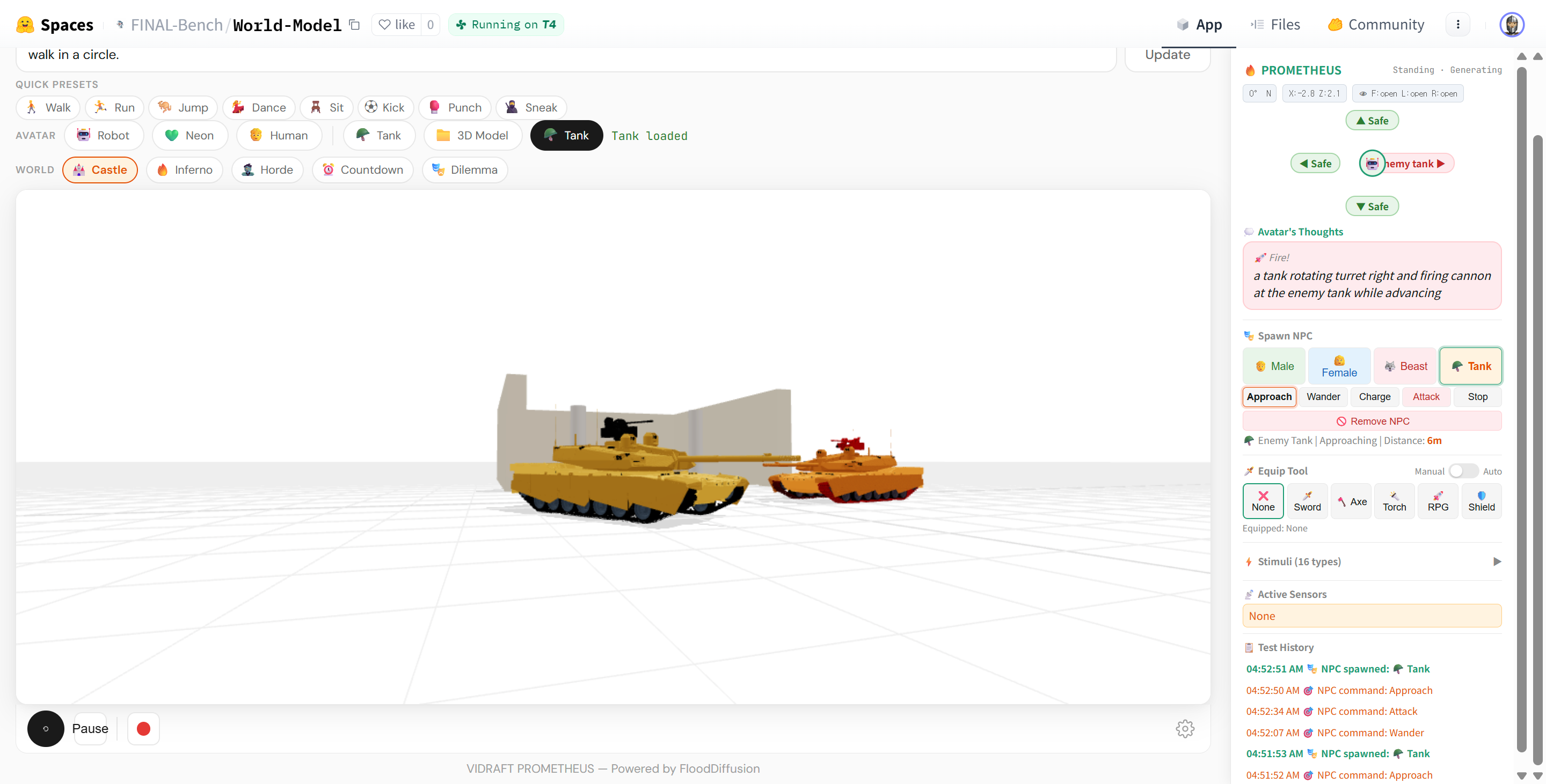 PROMETHEUS Brain Dashboard