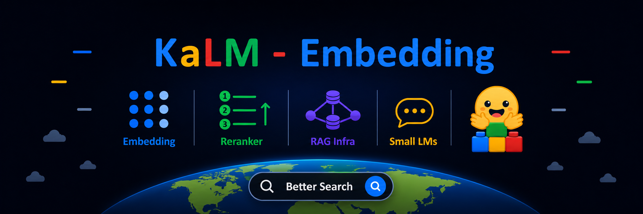 KaLM-Embedding: Building the foundation for better search with embeddings, rerankers, RAG infrastructure, and small language models.