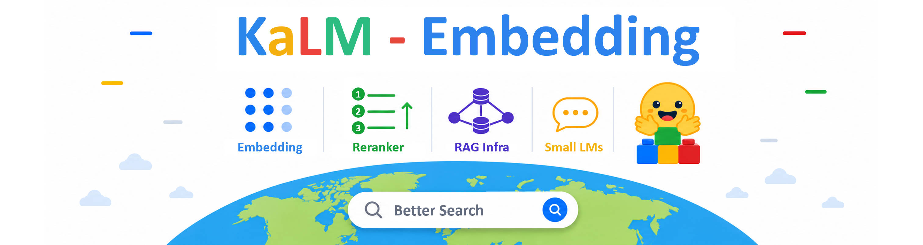 KaLM-Embedding: Building the foundation for better search with embeddings, rerankers, RAG infrastructure, and small language models.